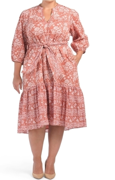 𝅺cleobella Ethically Handmade Artisan Crafted Sara Midi Dress - Picture 1 of 8